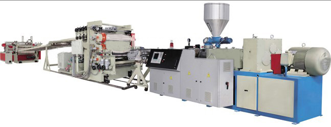 PVC自由發(fā)泡板、厚板、裝飾板生產(chǎn)線